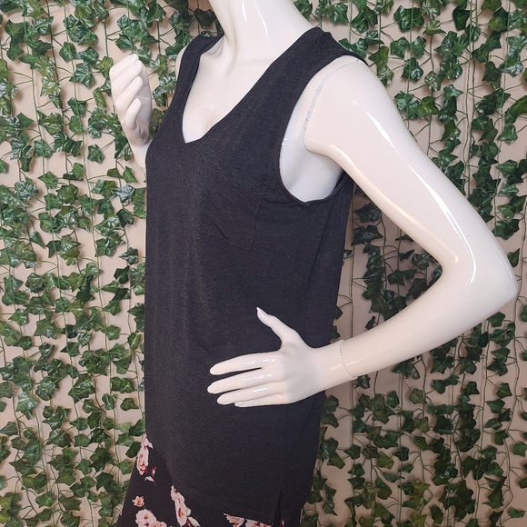 Market & Spruce Women's Washed Black Rayon Casual Sleeveless Top size S - Picture 5 of 12